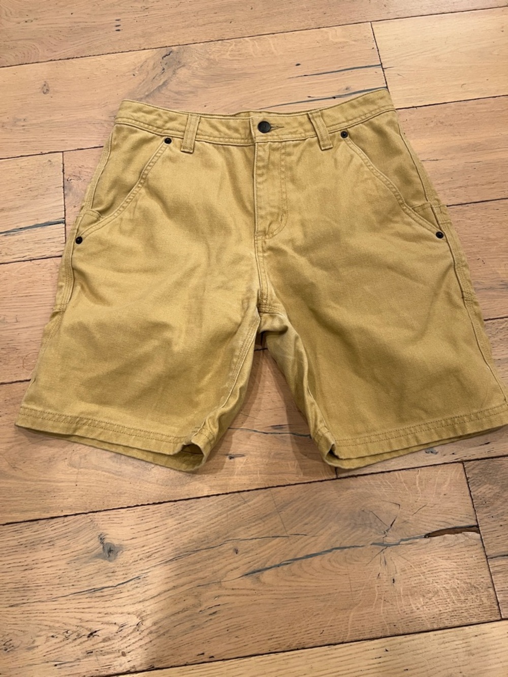 Patagonia Mustard Yellow Women's Cargo Shorts